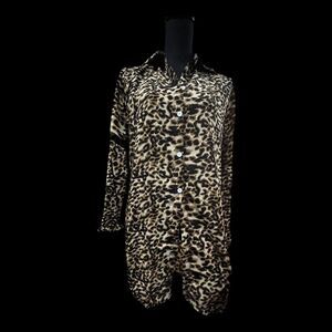 Leopard print top/dress 5/$15